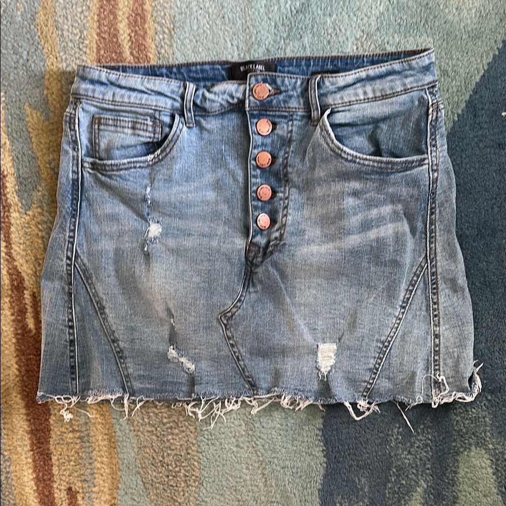 Black Label Blue Mini Skirt